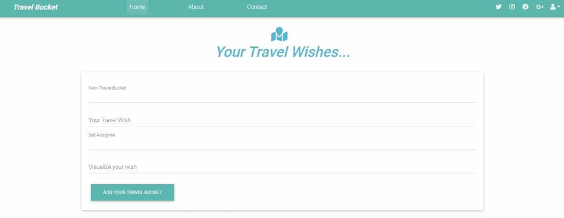 Travel Bucket